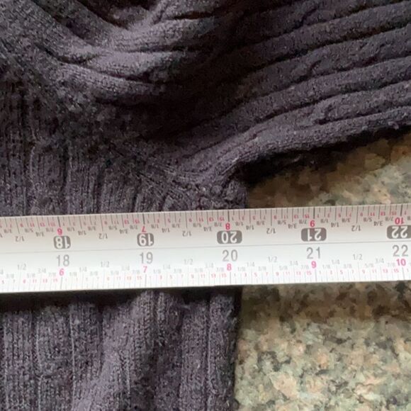 Designers Originals Black Crew Neck Sweater Luxelon Knit Women XL Acrylic - Picture 8 of 9